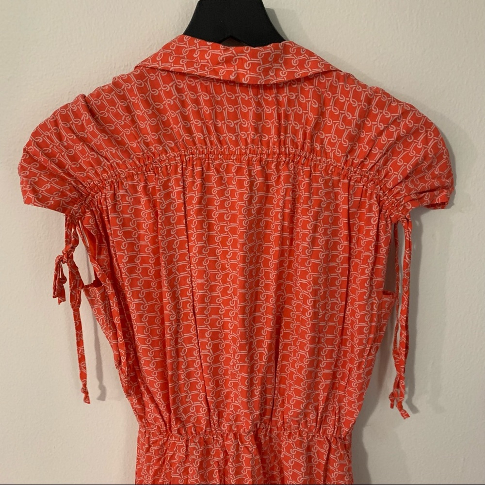 ANTHROPOLOGIE Maeve Carlotta Ruched Shirt Dress XS - Picture 13 of 15